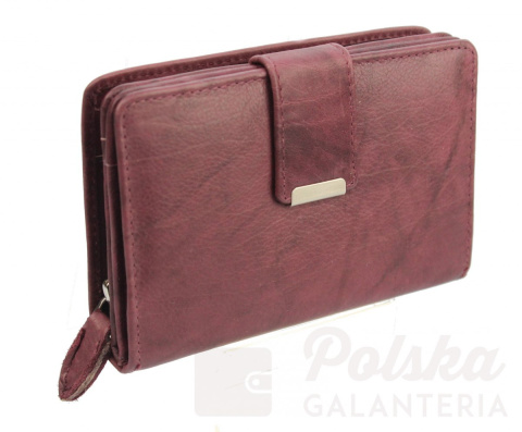 Portfel Damski Skórzany MONEY MAKER Skóra Licowa 13 cm Z Suwakiem Na Zewnątrz MM509B Portfel Damski Skórzany MONEY MAKER Skóra Licowa 13 cm Z Suwakiem Na Zewnątrz MM509B