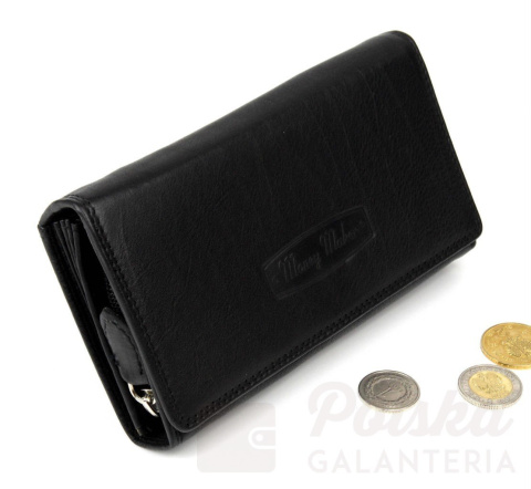 Portfel Damski Skórzany MONEY MAKER Skóra Licowa Długi Suwak Mozaika 12132B Portfel Damski Skórzany MONEY MAKER Skóra Licowa Długi Suwak Mozaika 12132B
