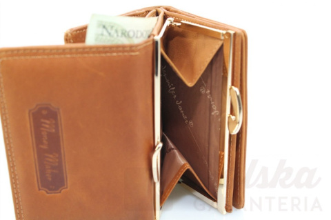 Portfel Damski Skórzany Money Maker 12 cm Klamra I Klapka Skóra Naturalna MM5234 Portfel Damski Skórzany Money Maker 12 cm Klamra I Klapka Skóra Naturalna MM5234