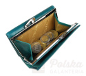 Portfel Damski Skórzany NICOLE 12 cm Klamra Skóra Naturalna Z Klapką NI47009