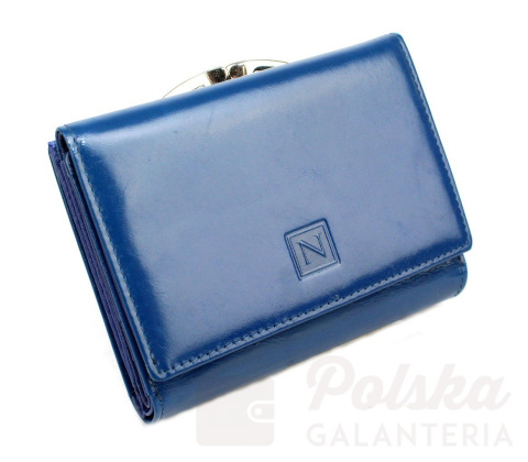 Portfel Damski Skórzany NICOLE 12 cm Klamra Skóra Naturalna Z Klapką NI47009 Portfel Damski Skórzany NICOLE 12 cm Klamra Skóra Naturalna Z Klapką NI47009