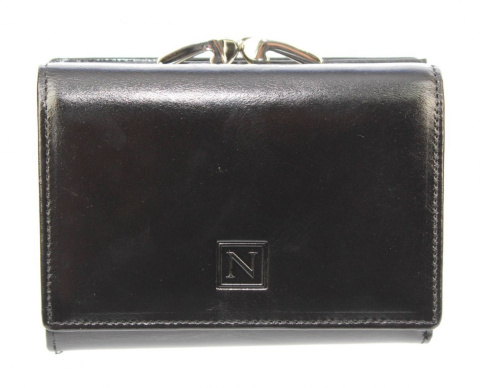 Portfel Damski Skórzany NICOLE 12 cm Klamra Skóra Naturalna Z Klapką NI47009 Portfel Damski Skórzany NICOLE 12 cm Klamra Skóra Naturalna Z Klapką NI47009