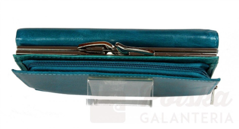 Portfel Damski Skórzany NICOLE 14 cm Klamra I Suwak Skóra Naturalna NI55021 Portfel Damski Skórzany NICOLE 14 cm Klamra I Suwak Skóra Naturalna NI55021
