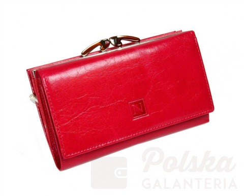 Portfel Damski Skórzany NICOLE 14 cm Klamra I Suwak Skóra Naturalna NI55021 Portfel Damski Skórzany NICOLE 14 cm Klamra I Suwak Skóra Naturalna NI55021