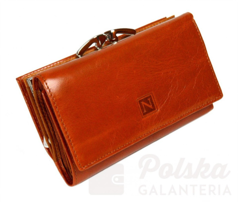 Portfel Damski Skórzany NICOLE 14 cm Klamra I Suwak Skóra Naturalna NI55021 Portfel Damski Skórzany NICOLE 14 cm Klamra I Suwak Skóra Naturalna NI55021