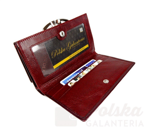 Portfel Damski Skórzany NICOLE 14 cm Klamra Skóra Naturalna Z Klapką NI55040 Portfel Damski Skórzany NICOLE 14 cm Klamra Skóra Naturalna Z Klapką NI55040