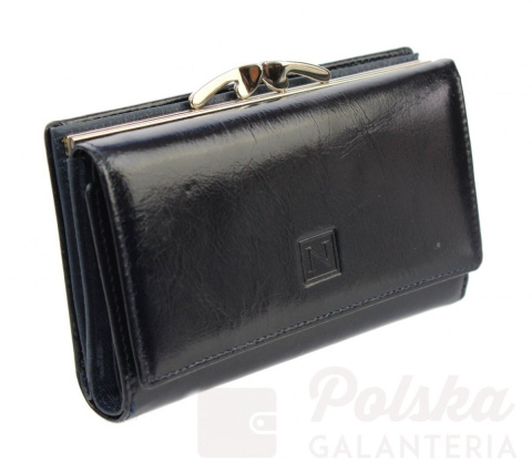 Portfel Damski Skórzany NICOLE 14 cm Klamra Skóra Naturalna Z Klapką NI55040 Portfel Damski Skórzany NICOLE 14 cm Klamra Skóra Naturalna Z Klapką NI55040