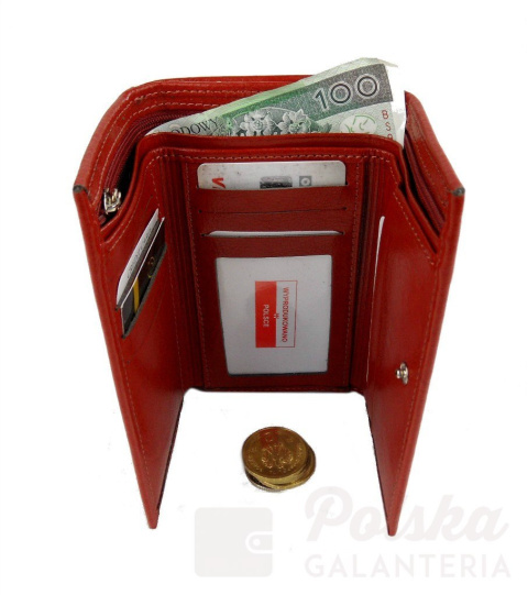 Portfel Damski Skórzany Z.RICARDO (PL) Klamra Skóra Naturalna Licowa 14 cm ZR42 Portfel Damski Skórzany Z.RICARDO (PL) Klamra Skóra Naturalna Licowa 14 cm ZR42
