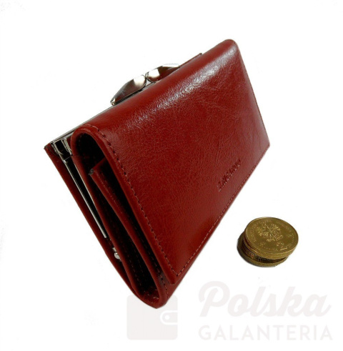 Portfel Damski Skórzany Z.RICARDO (PL) Klamra Skóra Naturalna Licowa 14 cm ZR42 Portfel Damski Skórzany Z.RICARDO (PL) Klamra Skóra Naturalna Licowa 14 cm ZR42
