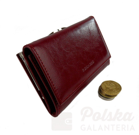 Portfel Damski Skórzany Z.RICARDO (PL) Klamra Skóra Naturalna Licowa 14 cm ZR42 Portfel Damski Skórzany Z.RICARDO (PL) Klamra Skóra Naturalna Licowa 14 cm ZR42