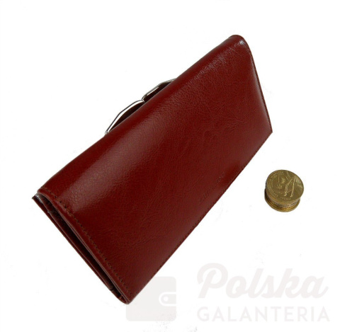 Portfel Damski Skórzany Z.RICARDO (PL) Klamra Skóra Naturalna Licowa 16 cm ZR16 Portfel Damski Skórzany Z.RICARDO (PL) Klamra Skóra Naturalna Licowa 16 cm ZR16