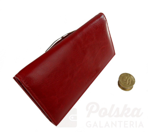 Portfel Damski Skórzany Z.RICARDO (PL) Klamra Skóra Naturalna Licowa 16 cm ZR16 Portfel Damski Skórzany Z.RICARDO (PL) Klamra Skóra Naturalna Licowa 16 cm ZR16