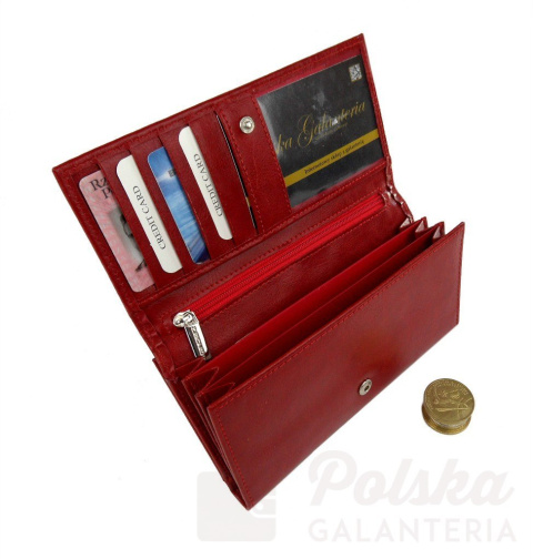 Portfel Damski Skórzany Z.RICARDO (PL) Klamra Skóra Naturalna Licowa 16 cm ZR16 Portfel Damski Skórzany Z.RICARDO (PL) Klamra Skóra Naturalna Licowa 16 cm ZR16