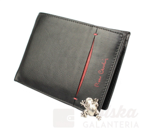 Portfel Męski Skórzany PIERRE CARDIN Skóra Licowa Duży Poziomy Bez Zapięcia Ze Skrzydełkiem Do Góry YS507.1 8806 Portfel Męski Skórzany PIERRE CARDIN Skóra Licowa Duży Poziomy Bez Zapięcia Ze Skrzydełkiem Do Góry YS507.1 8806