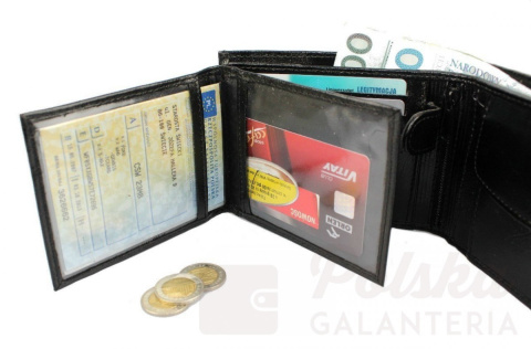 Portfel Skórzany ŻAKO (PL) DeLuxe Skóra Licowa Duży Poziomy Z Zapięciem Dwa Skrzydełka Dodatkowa Zapinka Wewnątrz Portfel Skórzany ŻAKO (PL) DeLuxe Skóra Licowa Duży Poziomy Z Zapięciem Dwa Skrzydełka Dodatkowa Zapinka Wewnątrz