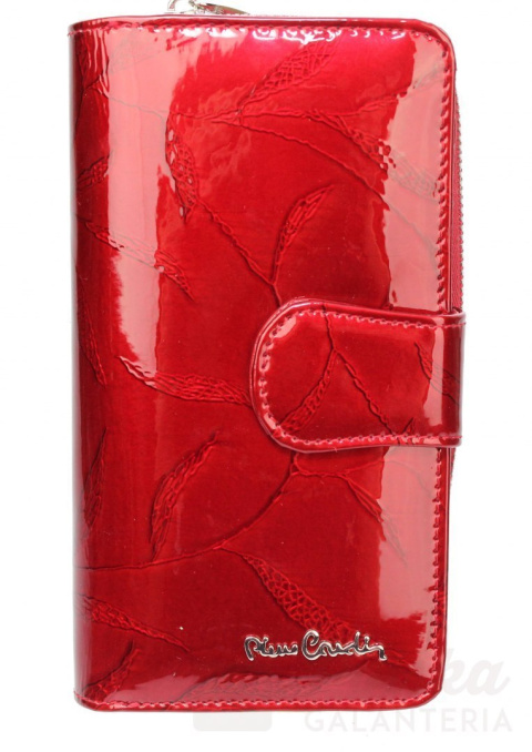 Portfel Damski Skóra Naturalna PIERRE CARDIN Z Suwakiem Piórnik 16 cm Lakierowany 116 Portfel Damski Skóra Naturalna PIERRE CARDIN Z Suwakiem Piórnik 16 cm Lakierowany 116