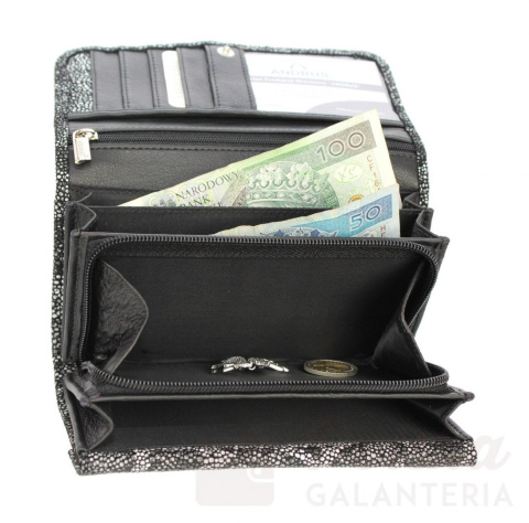 Portfel Damski ANDRUS (PL) Długi Max Na Suwak Skóra Naturalna Licowa 17 cm Bardzo Wygodny I Wytrzymały Portfel Damski ANDRUS (PL) Długi Max Na Suwak Skóra Naturalna Licowa 17 cm Bardzo Wygodny I Wytrzymały