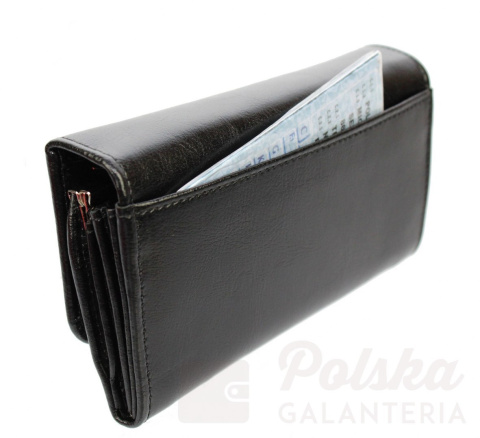 Portfel Damski ELKOR (PL) Długi 17cm Klamra Skóra Naturalna EL114 Portfel Damski ELKOR (PL) Długi 17cm Klamra Skóra Naturalna EL114