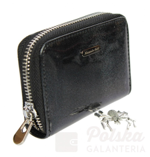 Eleganckie Etui Na Karty Wizytownik Alessandro Paoli Skóra Lakierowana Eleganckie Etui Na Karty Wizytownik Alessandro Paoli Skóra Lakierowana
