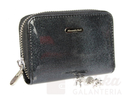 Eleganckie Etui Na Karty Wizytownik Alessandro Paoli Skóra Lakierowana Eleganckie Etui Na Karty Wizytownik Alessandro Paoli Skóra Lakierowana