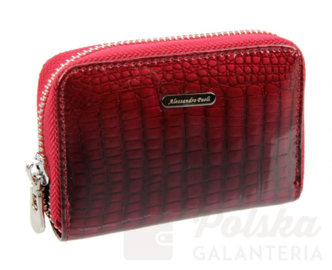 Eleganckie Etui Na Karty Wizytownik Alessandro Paoli Skóra Lakierowana Eleganckie Etui Na Karty Wizytownik Alessandro Paoli Skóra Lakierowana