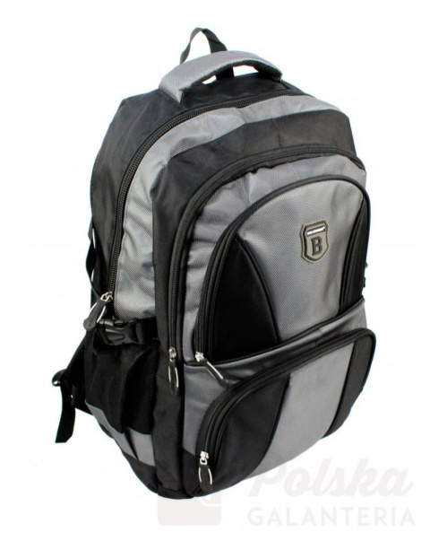 Solidny Plecak Bag Street ''DE LUXE'' Duży Z Funkcją Noszenia Laptopa BS4064 15'' Solidny Plecak Bag Street ''DE LUXE'' Duży Z Funkcją Noszenia Laptopa BS4064 15''