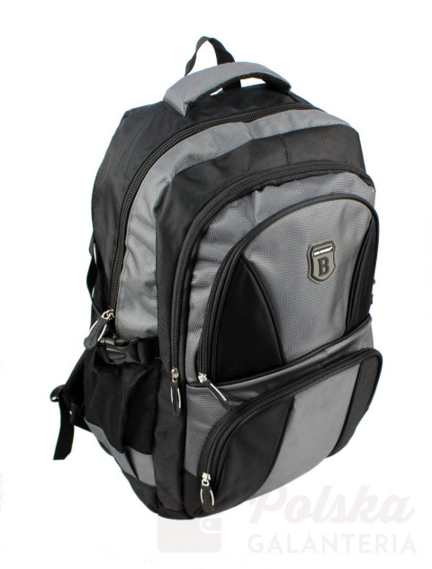 Solidny Plecak Bag Street ''DE LUXE'' Duży Z Funkcją Noszenia Laptopa BS4064 15'' Solidny Plecak Bag Street ''DE LUXE'' Duży Z Funkcją Noszenia Laptopa BS4064 15''