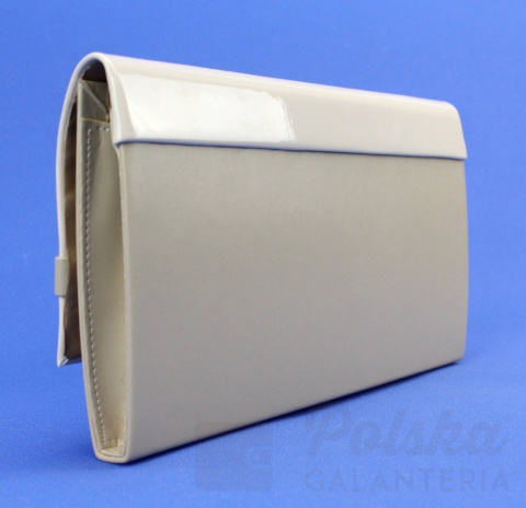Elegancka Torebka/Kopertówka Torebka Wizytowa PolskaGalanteria WZÓR 4 KREMOWO-BEŻOWY DŁUGA Elegancka Torebka/Kopertówka Torebka Wizytowa PolskaGalanteria WZÓR 4 KREMOWO-BEŻOWY DŁUGA