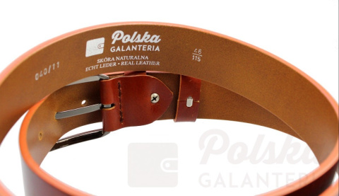 Pasek Skórzany POLSKA GALANTERIA (PL) TOFFI Z TEKSTURĄ Skóra Licowa EXTRA 40 mm 040/11 Pasek Skórzany POLSKA GALANTERIA (PL) TOFFI Z TEKSTURĄ Skóra Licowa EXTRA 40 mm 040/11