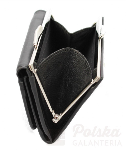 Portfel Damski Skórzany PolskaGalanteria 12 cm Klamra Skóra Naturalna Cielęca KP D1208 Portfel Damski Skórzany PolskaGalanteria 12 cm Klamra Skóra Naturalna Cielęca KP D1208