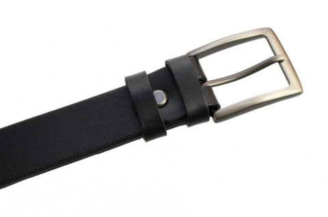 Pasek Męski Skórzany PAS-MAX (PL) Skóra Licowa EXTRA 35 mm Czarny Gładki Klamra Tradycyjna Pasek Męski Skórzany PAS-MAX (PL) Skóra Licowa EXTRA 35 mm Czarny Gładki Klamra Tradycyjna