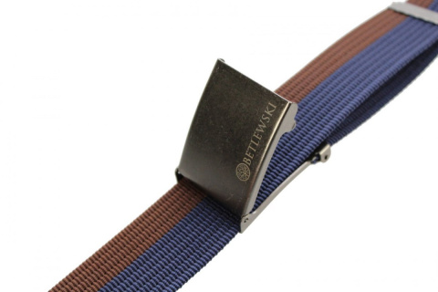 Pasek Parciany BETLEWSKI (PL) Bawełniany PARCIAK 40 mm Z Klamrą Zatrzaskową GRANAT i BRĄZ 2 Szeroki Pasek Parciany BETLEWSKI (PL) Bawełniany PARCIAK 40 mm Z Klamrą Zatrzaskową GRANAT i BRĄZ 2 Szeroki
