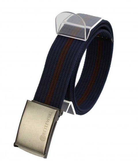 Pasek Parciany BETLEWSKI (PL) Bawełniany PARCIAK 40 mm Z Klamrą Zatrzaskową GRANAT i BRĄZ Szeroki Pasek Parciany BETLEWSKI (PL) Bawełniany PARCIAK 40 mm Z Klamrą Zatrzaskową GRANAT i BRĄZ Szeroki