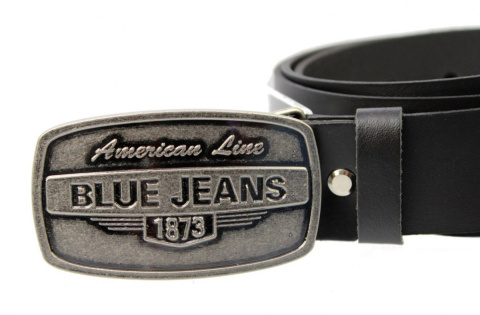 Pasek Skórzany COMPLEX (PL) Skóra Licowa 40 mm Klamra Pełna na Bolczyk BLASZKA "BLUE JEANS" CBOL40/02 Pasek Skórzany COMPLEX (PL) Skóra Licowa 40 mm Klamra Pełna na Bolczyk BLASZKA "BLUE JEANS" CBOL40/02