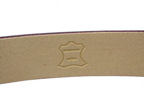 Pasek Skórzany Gładki PAS-MAX (PL) 35 mm AUTOMAT SAMOZACISK ŁAMANY KLAMRA "CZ 3" Skóra Naturalna Licowa EXTRA CZEREŚNIOWY K61 Pasek Skórzany Gładki PAS-MAX (PL) 35 mm AUTOMAT SAMOZACISK ŁAMANY KLAMRA "CZ 3" Skóra Naturalna Licowa EXTRA CZEREŚNIOWY K61