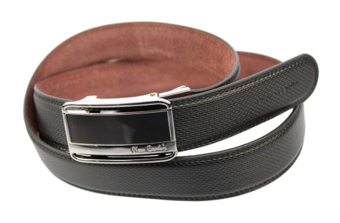 Pasek Skórzany Pierre Cardin 35 mm AUTOMAT SAMOZACISK ŁAMANY KLAMRA "CZARNA 4" Skóra Naturalna EXTRA CZARNY Pasek Skórzany Pierre Cardin 35 mm AUTOMAT SAMOZACISK ŁAMANY KLAMRA "CZARNA 4" Skóra Naturalna EXTRA CZARNY
