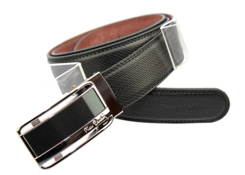 Pasek Skórzany Pierre Cardin 35 mm AUTOMAT SAMOZACISK ŁAMANY KLAMRA "CZARNA 4" Skóra Naturalna EXTRA CZARNY Pasek Skórzany Pierre Cardin 35 mm AUTOMAT SAMOZACISK ŁAMANY KLAMRA "CZARNA 4" Skóra Naturalna EXTRA CZARNY