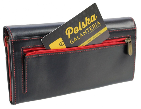 Portfel Damski Skórzany El Forest (PL) Klamra Wewnątrz Skóra Bydlęca Długi 18 cm RFID 812 34 Portfel Damski Skórzany El Forest (PL) Klamra Wewnątrz Skóra Bydlęca Długi 18 cm RFID 812 34