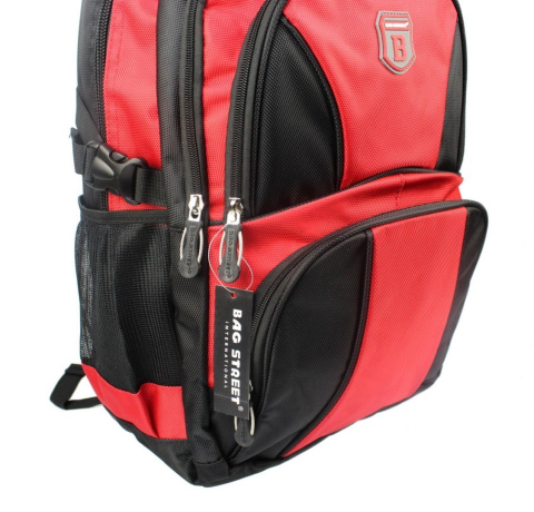 Solidny Plecak Bag Street ''DE LUXE'' Duży Z Funkcją Noszenia Laptopa BS4064 15'' Solidny Plecak Bag Street ''DE LUXE'' Duży Z Funkcją Noszenia Laptopa BS4064 15''