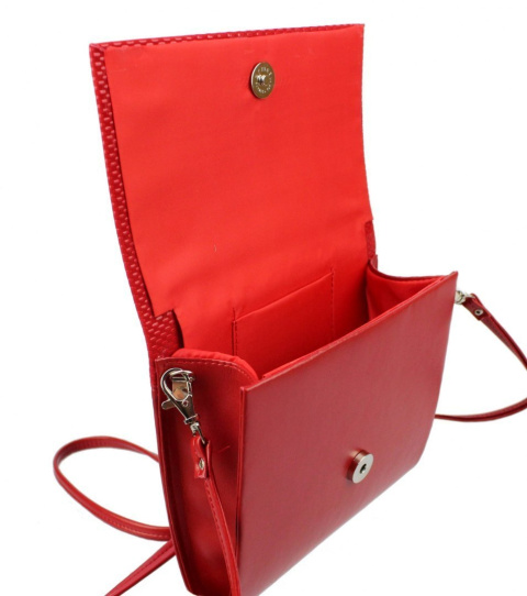 Elegancka Torebka/Kopertówka Torebka Wizytowa PolskaGalanteria WZÓR 1 BL CZERWONY KRÓTKA Elegancka Torebka/Kopertówka Torebka Wizytowa PolskaGalanteria WZÓR 1 BL CZERWONY KRÓTKA