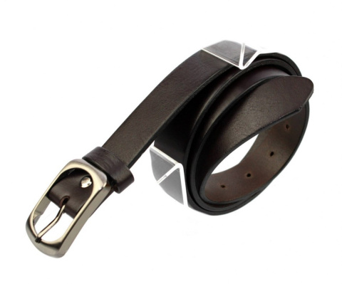 Pasek Damski Skórzany PAS-MAX 30 mm CZEKOLADOWY k43 Pasek Damski Skórzany PAS-MAX 30 mm CZEKOLADOWY k43