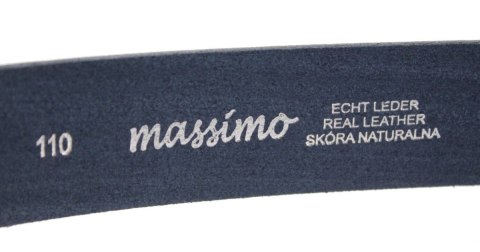 Pasek Męski Skórzany MASSIMO (PL) Skóra Licowa EXTRA 35 mm CIEMNY GRANAT Gładki Klamra Nowoczesna Pasek Męski Skórzany MASSIMO (PL) Skóra Licowa EXTRA 35 mm CIEMNY GRANAT Gładki Klamra Nowoczesna