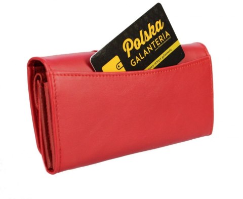 Portfel Damski PolskaGalanteria Długi Suwak Skóra Naturalna Lakierowana Klapka Wzór II KP D402 Portfel Damski PolskaGalanteria Długi Suwak Skóra Naturalna Lakierowana Klapka Wzór II KP D402