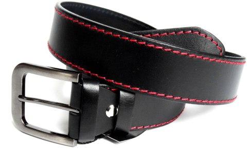 Pasek Męski Skórzany PAS-MAX (PL) Skóra Licowa EXTRA 40 mm Czarny Z Czerwoną Nitką Pasek Męski Skórzany PAS-MAX (PL) Skóra Licowa EXTRA 40 mm Czarny Z Czerwoną Nitką
