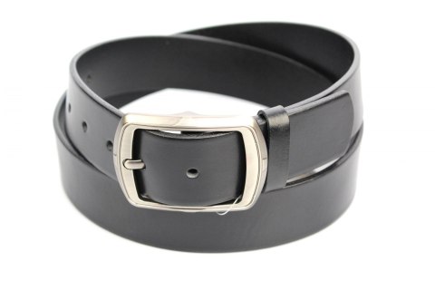 Pasek Skórzany Damski PAS-MAX (PL) Skóra Naturalna EXTRA Gładki 30 mm CZARNY Pasek Skórzany Damski PAS-MAX (PL) Skóra Naturalna EXTRA Gładki 30 mm CZARNY