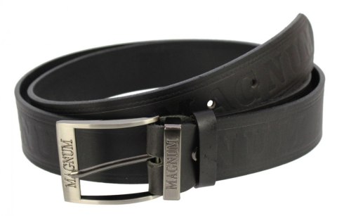 Pasek Skórzany MASSIMO (PL)Tłoczony Napis "MAGNUM" Skóra Naturalna EXTRA 40 mm CZARNY Pasek Skórzany MASSIMO (PL)Tłoczony Napis "MAGNUM" Skóra Naturalna EXTRA 40 mm CZARNY