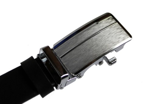 Pasek Męski Skórzany MASSIMO (PL) Skóra Licowa EXTRA 30 mm CZARNY Gładki Klamra Samozaciskowa SREBRNA 28 Pasek Męski Skórzany MASSIMO (PL) Skóra Licowa EXTRA 30 mm CZARNY Gładki Klamra Samozaciskowa SREBRNA 28