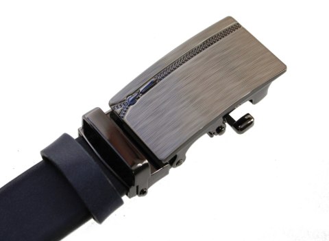 Pasek Męski Skórzany MASSIMO (PL) Skóra Licowa EXTRA 30 mm GRANATOWY Gładki Klamra Samozaciskowa SREBRNA 29 Pasek Męski Skórzany MASSIMO (PL) Skóra Licowa EXTRA 30 mm GRANATOWY Gładki Klamra Samozaciskowa SREBRNA 29