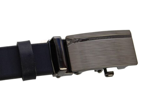 Pasek Męski Skórzany MASSIMO (PL) Skóra Licowa EXTRA 30 mm GRANATOWY Gładki Klamra Samozaciskowa SREBRNA 29 Pasek Męski Skórzany MASSIMO (PL) Skóra Licowa EXTRA 30 mm GRANATOWY Gładki Klamra Samozaciskowa SREBRNA 29