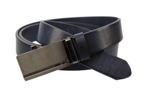 Pasek Męski Skórzany MASSIMO (PL) Skóra Licowa EXTRA 30 mm GRANATOWY Gładki Klamra Samozaciskowa SREBRNA 29 Pasek Męski Skórzany MASSIMO (PL) Skóra Licowa EXTRA 30 mm GRANATOWY Gładki Klamra Samozaciskowa SREBRNA 29